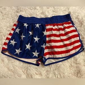 O’Rageous American Flag Women’s XXL Shorts